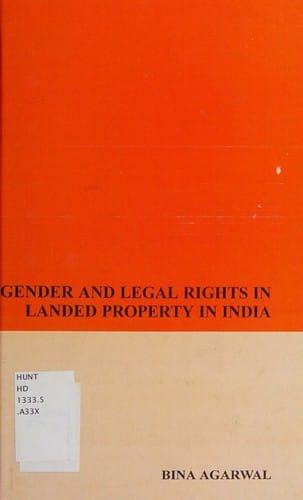 Gender and Legal Rights in Landed Property in India