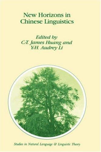 New horizons in Chinese linguistics