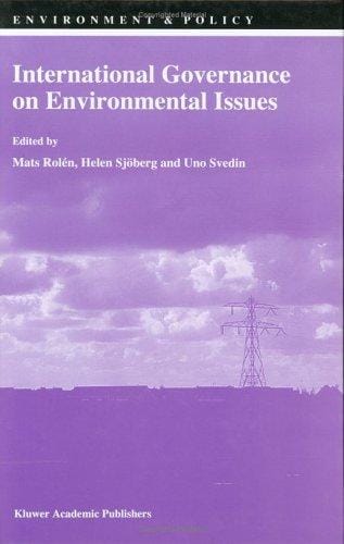 International governance on environmental issues