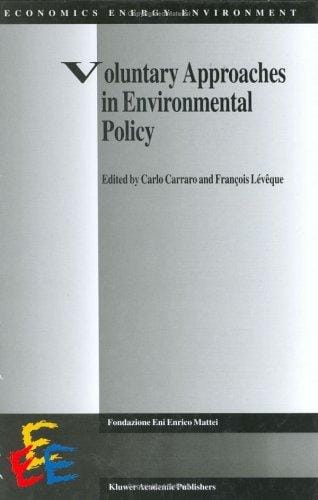 Voluntary approaches in environmental policy