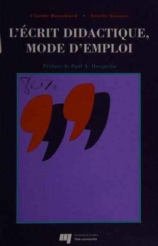 L' écrit didactique, mode d'emploi