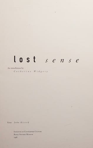 Lost sense