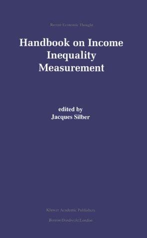 Handbook of income inequality measurement