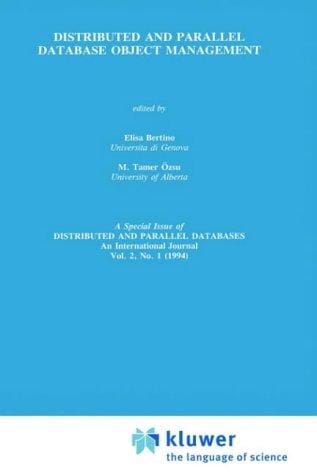 Distributed and parallel database object management