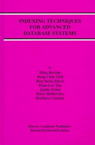 Indexing techniques for advanced database systems