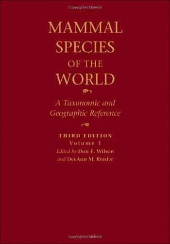 Mammal species of the world