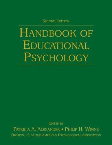 Handbook of Educational Psychology