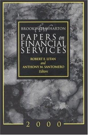 Brookings-Wharton papers on financial services, 2000