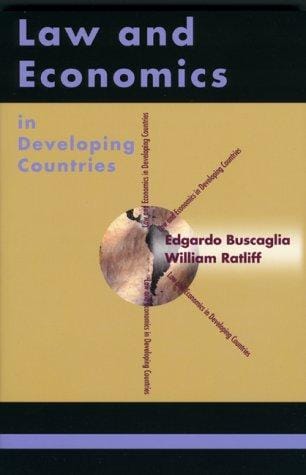 Law and economics in developing countries