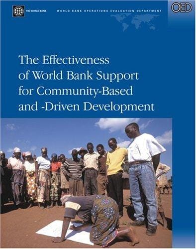 The effectiveness of World Bank support for community development