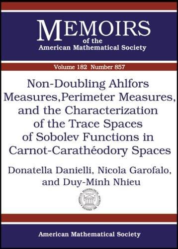 Non-doubling Ahlfors measures, perimeter measures, and the characterization of the trace spaces of Sobolev functions in Carnot-caratheodory spaces