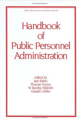 Handbook of public personnel administration
