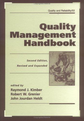 Quality management handbook