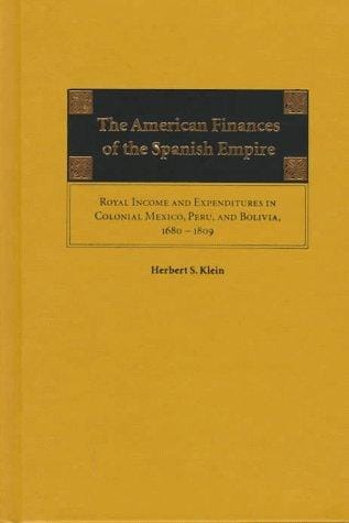The American finances of the Spanish empire