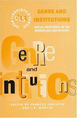 Genre and institutions