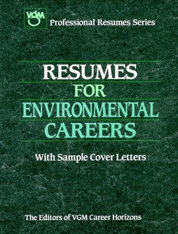 Resumes for environmental careers