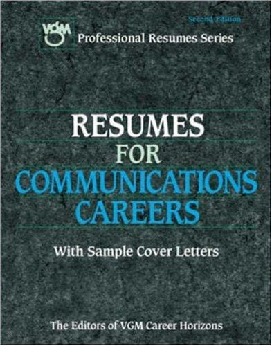 Resumes for communications careers