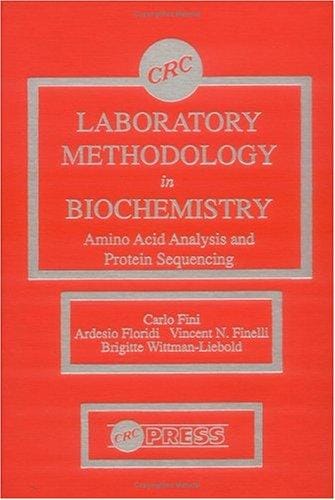 Laboratory methodology in biochemistry