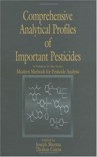 Comprehensive analytical profiles of important pesticides