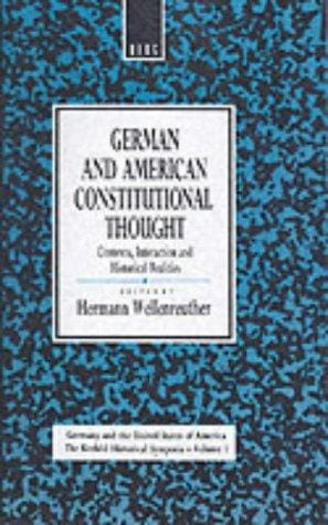 German and American constitutional thought