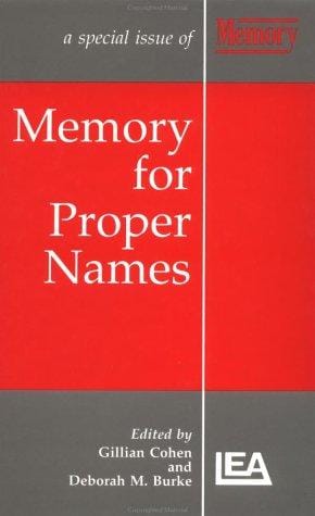 Memory for proper names