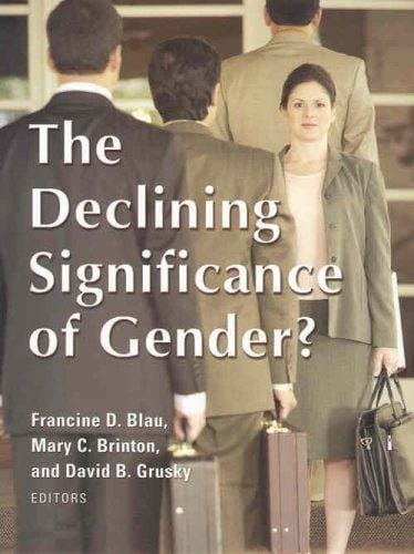 The declining significance of gender?