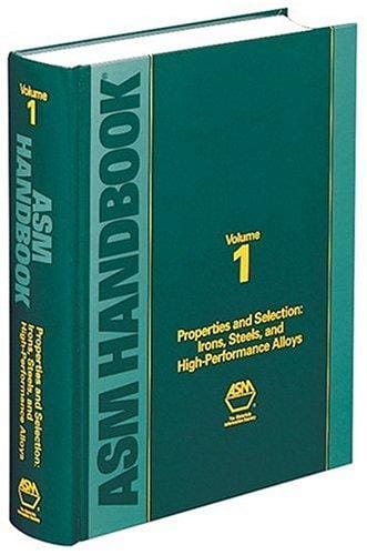 ASM Handbook Volume 1: Properties and Selection