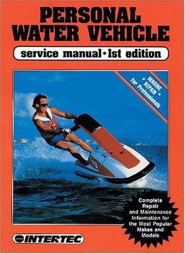 Personal water vehicle service manual