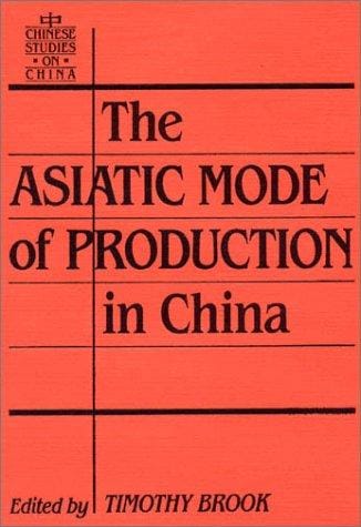 The Asiatic mode of production in China