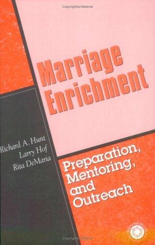 Marriage enrichment--preparation, mentoring, and outreach