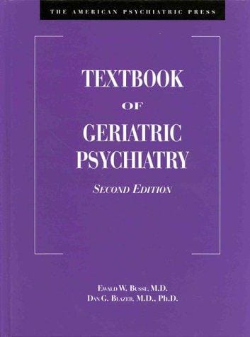 The American psychiatric press textbook of geriatric psychiatry