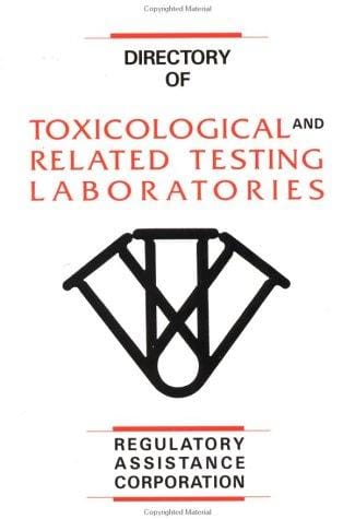 Directory of toxicological and related testing laboratories