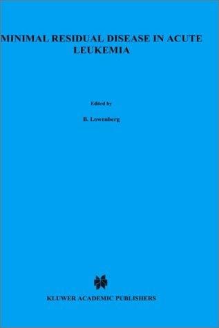 Minimal residual disease in acute leukemia