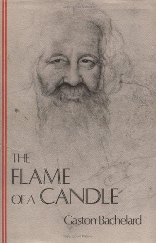The flame of a candle
