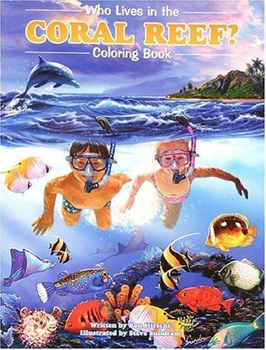 Who Lives in the Coral Reef? Coloring Book