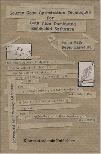 Source code optimization techniques for data flow dominated embedded software
