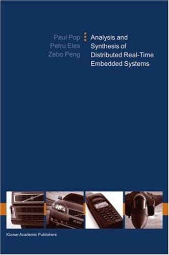 Analysis and synthesis of distributed real-time embedded systems