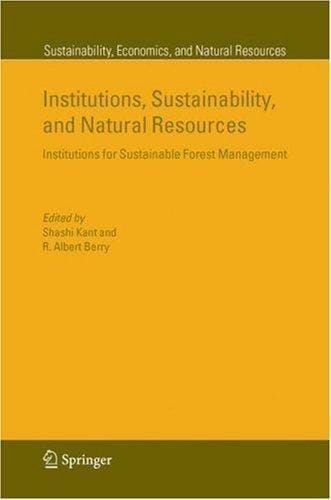 Institutions, sustainability, and natural resources
