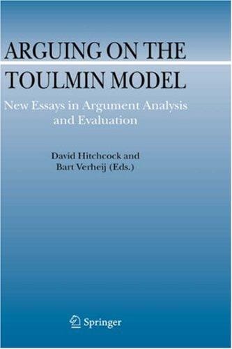 Arguing on the Toulmin Model
