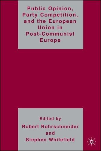 Public opinion, party competition, and the European Union in post-communist Europe
