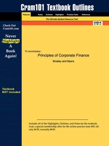 Principles of Corporate Finance