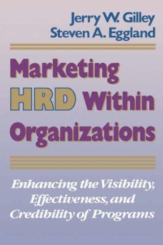 Marketing HRD within organizations