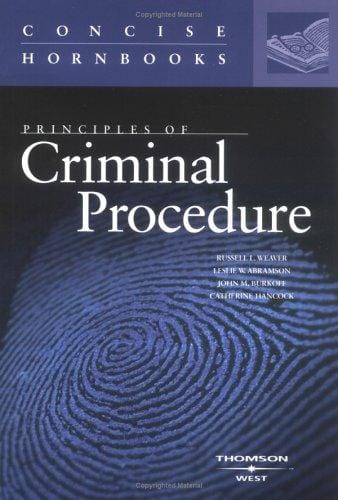 Principles of Criminal Procedure