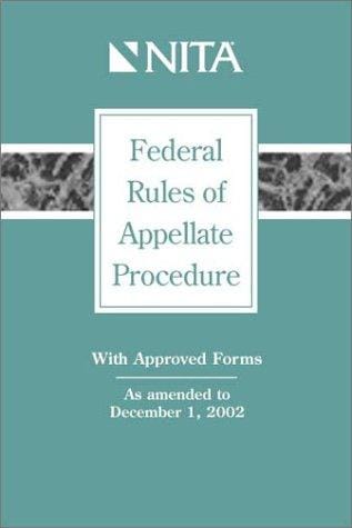 Federal rules of appellate procedure