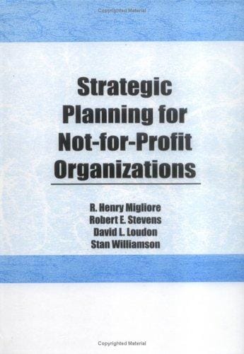 Strategic planning for not-for-profit organizations