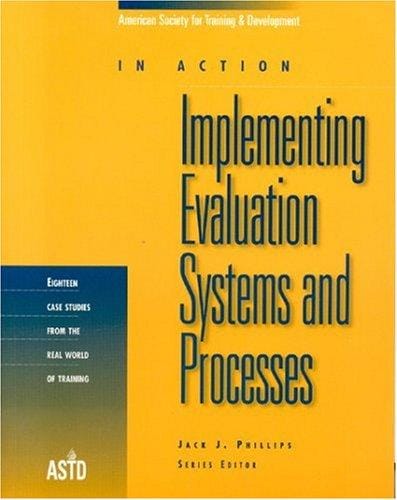 Implementing evaluation systems & processes