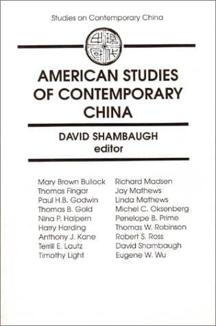 American studies of contemporary China
