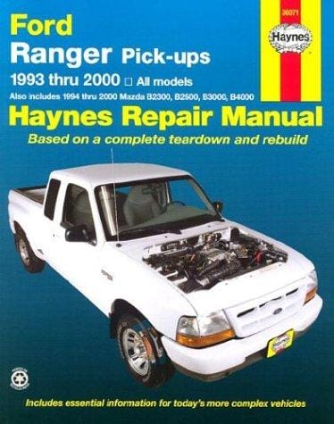 Ford Ranger & Mazda B-Series Pick-Ups Automotive Repair Manual