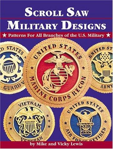 Scroll saw military designs