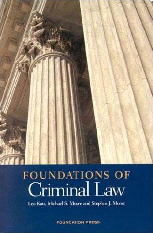 Foundations of criminal law